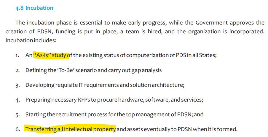 Not only the "IT Strategy" did not study the existing status in detail, but it just also suggests transfer of IP to the new entity it suggests!