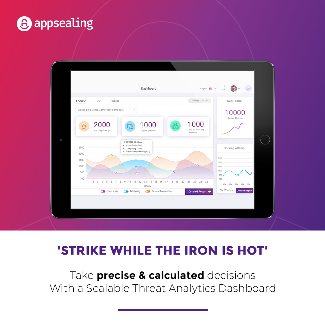appsealing's tweet image. AppSealing's Scalable Threat Analytics Dashboard allows you to see your apps’ full environment in their monitoring dashboard, and make informed decisions on issue remediation
#CyberSecurity #Security #CyberProtectionTools #CyberAttacks #CyberThreats #MaliciousAttack #Hacking