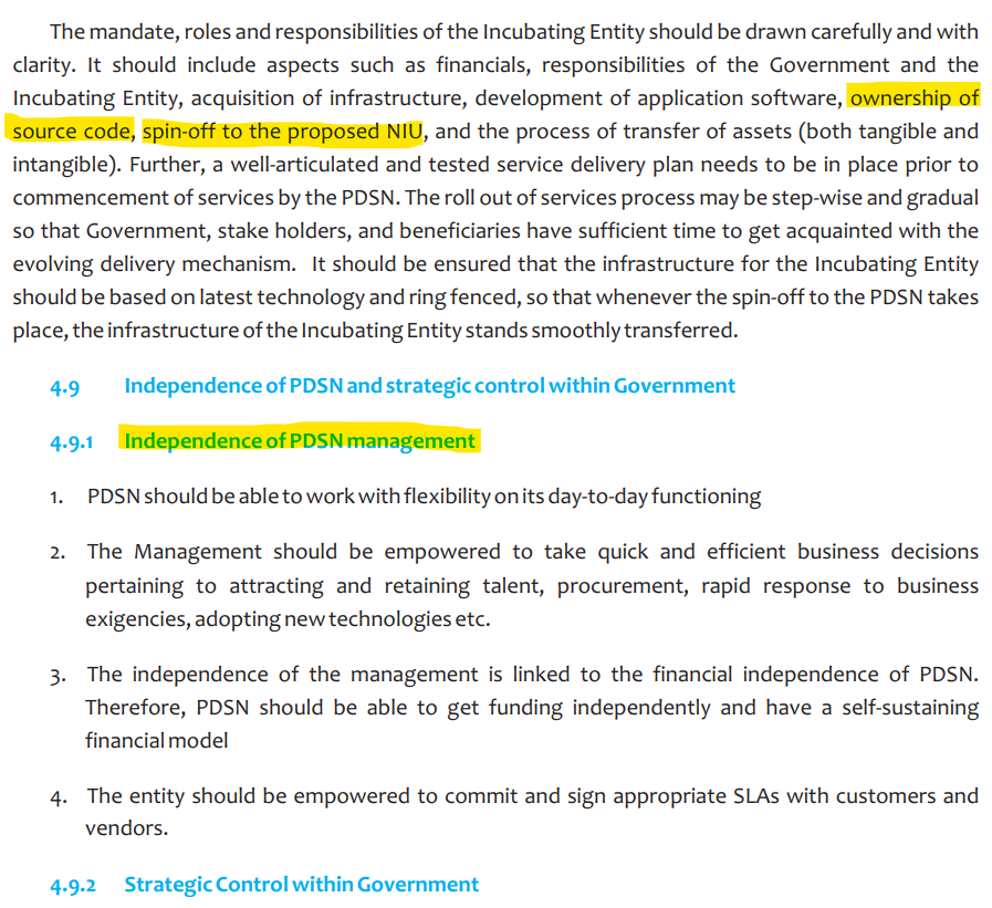 Ownership of source code - Should it not be public ?  #PublicMoneyPublicCodeBut then, these just jot down detailed power accumulation of  #PDSN. Just like how  #GSTN did for taxation data.