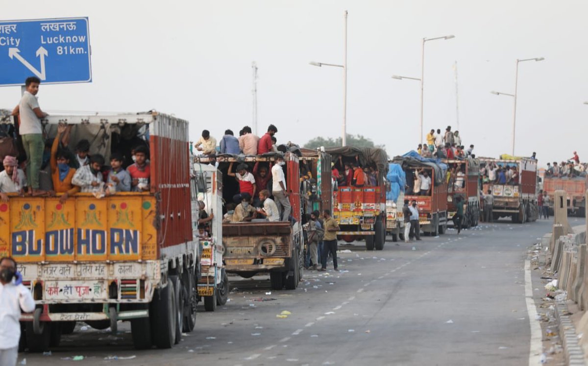 Anuragyadav2121's tweet image. मेरा किस्सा सुन लिया तो तुम भी गमजदा होने लगोगे, मैं तुम्हारा कुछ भी नहीं हूँ फिर भी रोने लगोगे।
#LaboursInLockdown 
#MigrantWorkers 
#Lockdown4