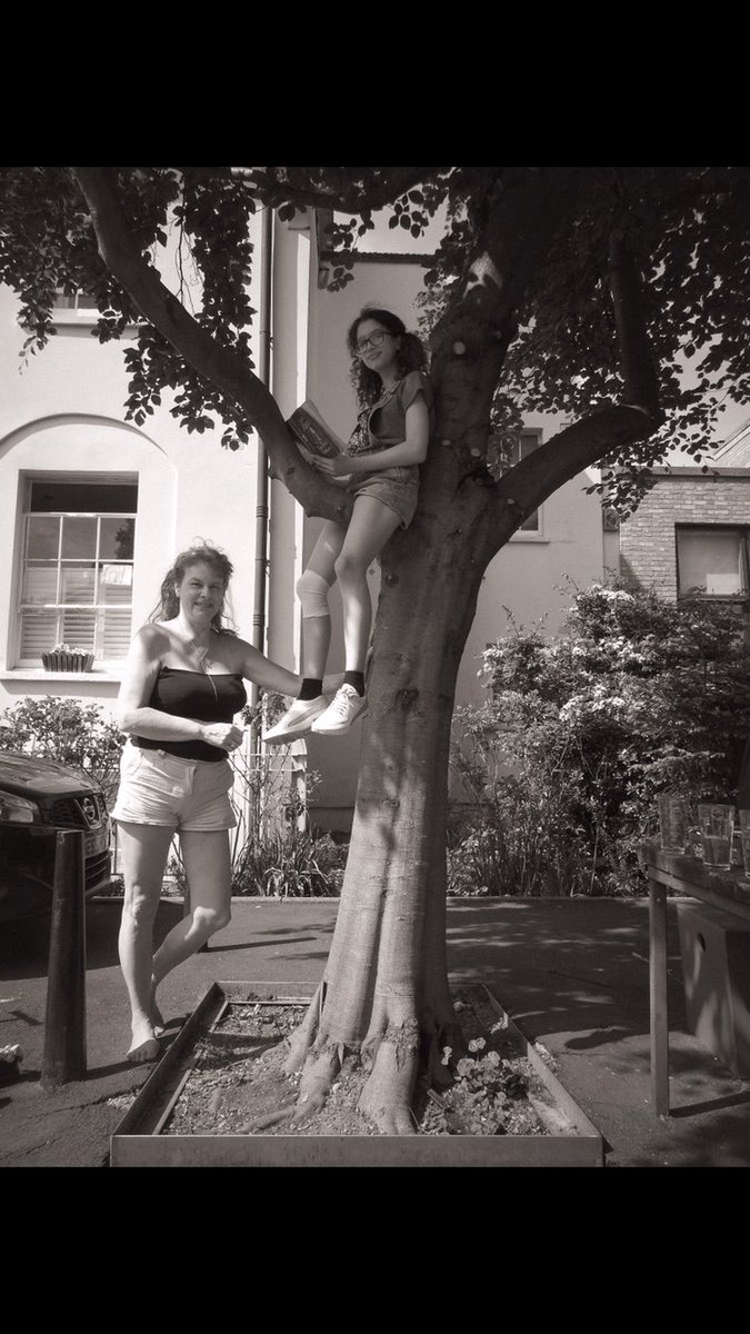 I cycled past this little reading squirrel and had to ask if it was ok to take their picture for this project. Denise is loving time with her granddaughter as both of her parents are key workers. Myah is loving quiet time to read.  #LoveInATimeOfIsolation https://www.instagram.com/p/CAUehCW...