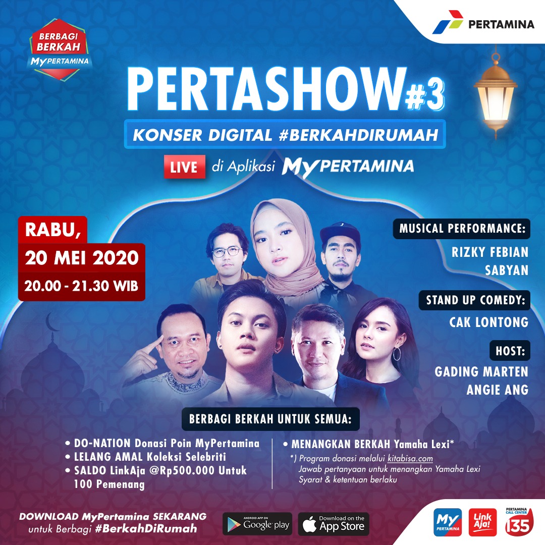 Download  sekarang juga aplikasi MyPertamina!Kunjungi website mypertamina.id atau hubungi Pertamina Call Center 135 untuk info selengkapnya.