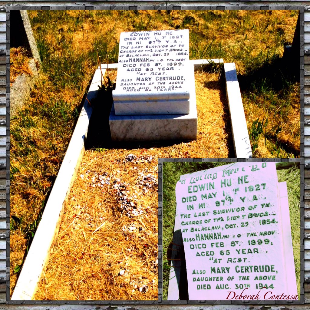 18 May
EDWIN HUGHES
Also known as ‘Balaclava Ned' died on the 18th May, 1927, the last survivor of the Charge of The Light Brigade; a suicidal cavalry charge  during the Crimean war.The order to attack arose due to a miscommunicated message. #Graves #war #northwestuk #cemetery