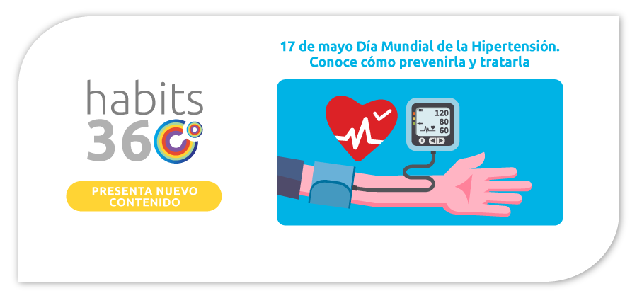 El 42,6% de la población adulta es hipertensa. Ayer fue el Día Mundial de la Hipertensión arterial, por lo que en 
<a href="/habits360/">habits360</a> subimos a nuestra oficina digital una nueva cápsula para aprender a prevenirla y tratarla. habits360 es una  idea de <a href="/Guspirah_ComCre/">GUSPIRAH!</a> y <a href="/nutrimsalut/">nútrim</a>