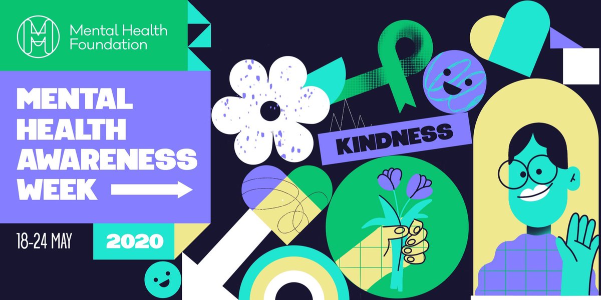 Mental Health Awareness Week starts today. The theme this year is 'kindness' 
#mentalhealthmatters #kindnessmatters #mentalhealthfoundation