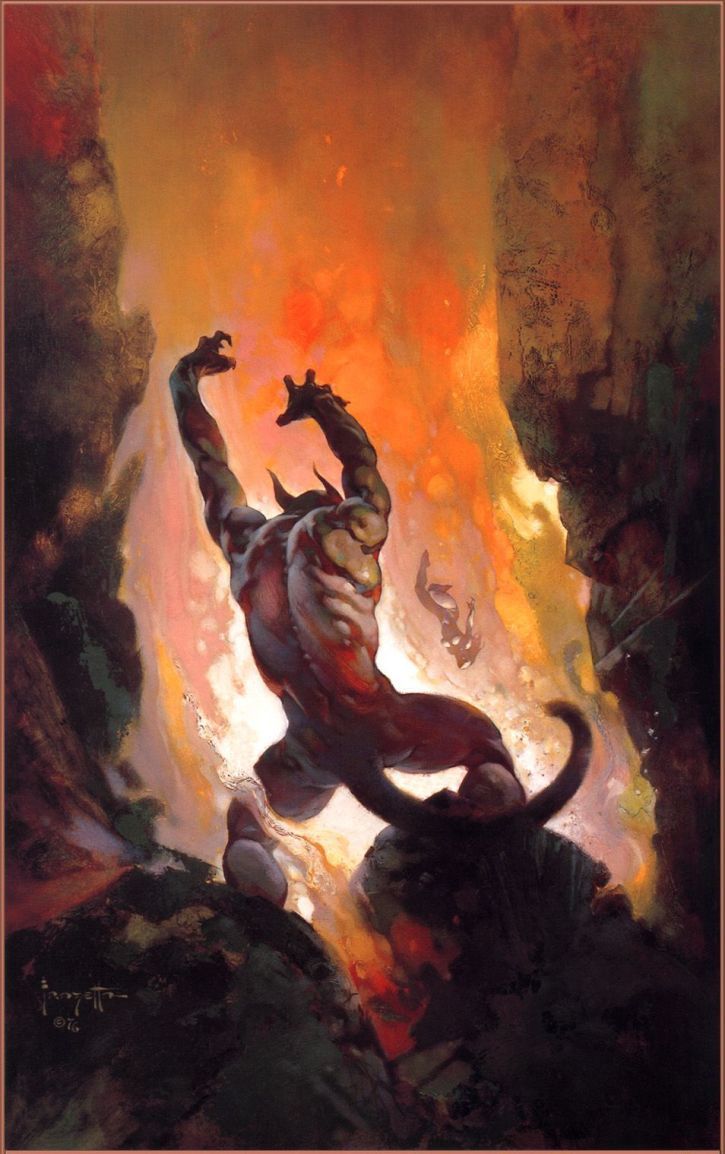 Frank Frazetta. 'Fire Demon'