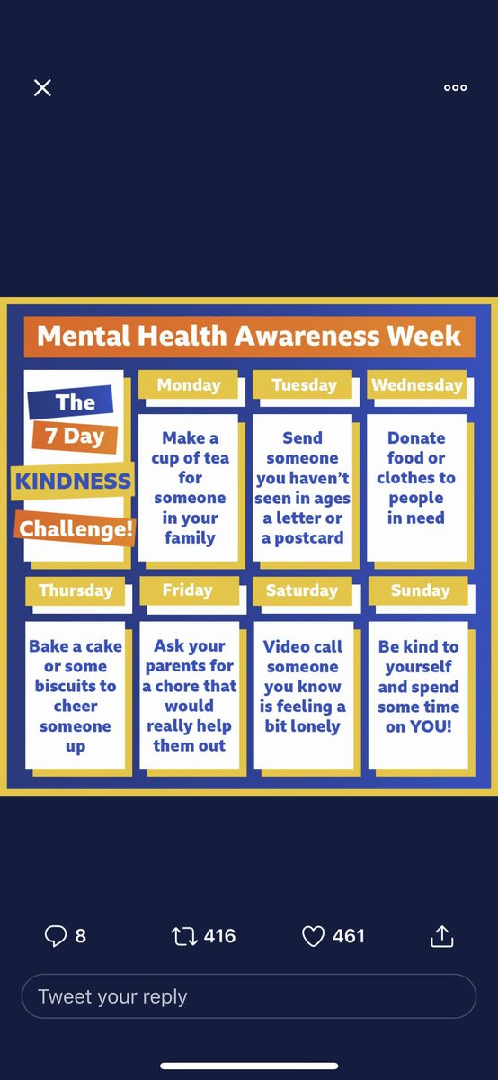MrsPhamYear1 (@phamyear1) on Twitter photo This week is Mental Health Awareness Week, we are definitely going to be doing this in our house this week. How many can you do? <a href="/SallyTa31134904/">Sally Taylor</a> @HarrawayStacey @MrsLovejoyYear1 <a href="/tedder_hannah/">Hannah Tedder</a> <a href="/lindsay_avci/">Lindsay Avci</a> <a href="/hanratty_mrs/">Mrs Hanratty</a> <a href="/CastleBatch/">Castle Batch School</a>1 @CastleBatch @ This week is Mental Health Awareness Week, we are definitely going to be doing this in our house this week. How many can you do? <a href="/SallyTa31134904/">Sally Taylor</a> @HarrawayStacey @MrsLovejoyYear1 <a href="/tedder_hannah/">Hannah Tedder</a> <a href="/lindsay_avci/">Lindsay Avci</a> <a href="/hanratty_mrs/">Mrs Hanratty</a> <a href="/CastleBatch/">Castle Batch School</a>1 @CastleBatch @