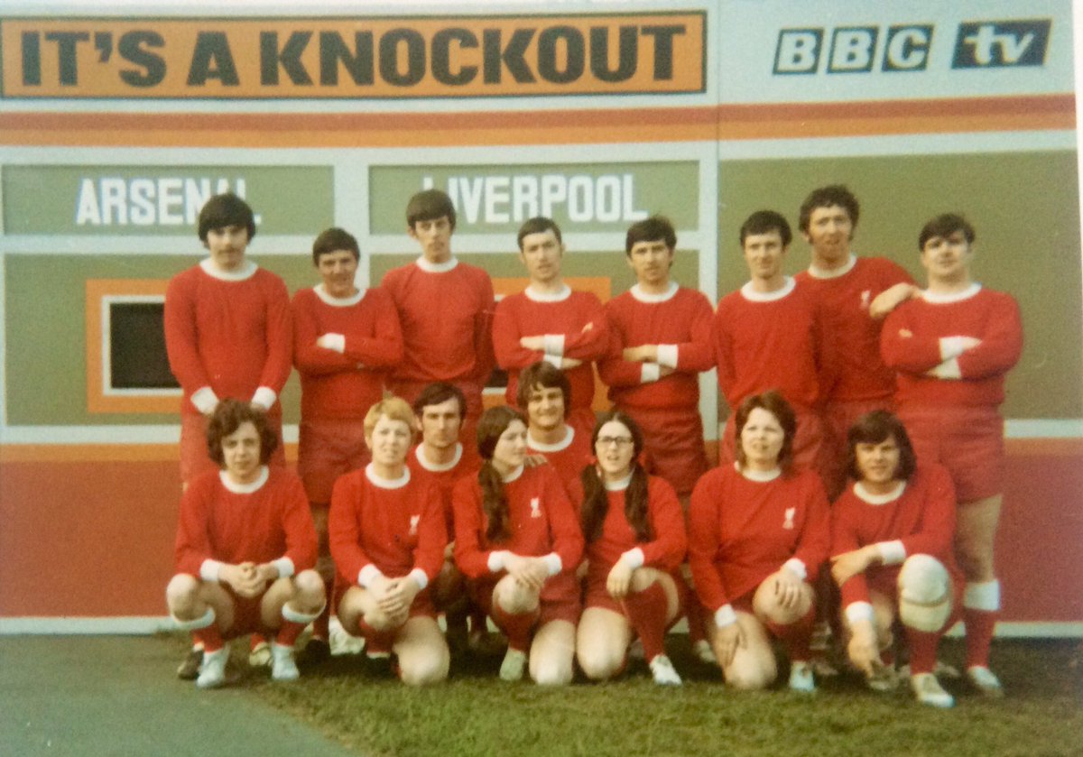My one & only appearance for Liverpool beating Arsenal 9-5 in 1971, shown on BBC tv too😂😂 Some top Reds there, we had so many great away trips with the Supporters Club around that time #LFC