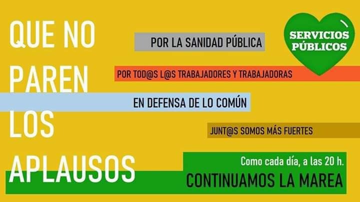 SerranoIsmael's tweet photo. Por la sanidad pública y en defensa de lo común. https://t.co/M6zoHCSiiL