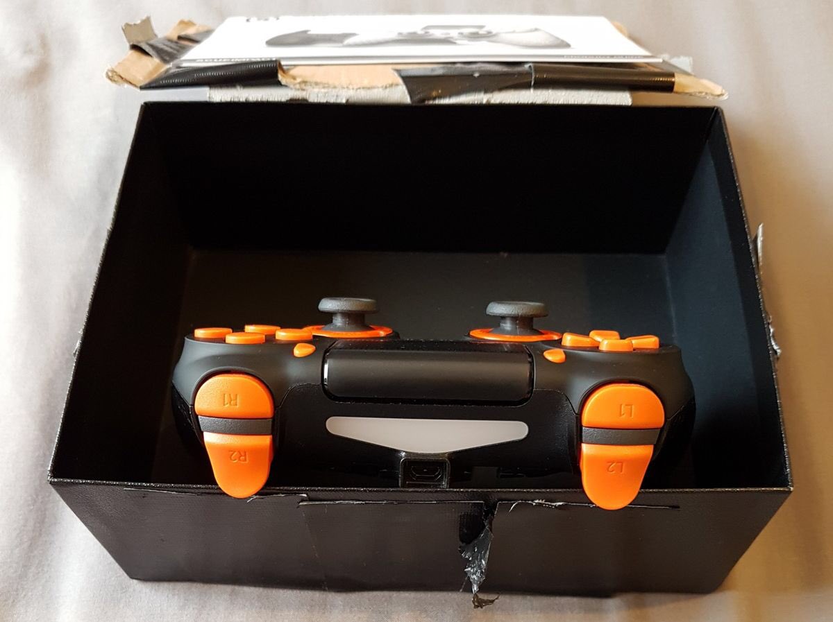 gamestation_gh's tweet photo. Scuf Gaming Controller for PS4 and PC 
Available Now! @gamestation_gh 

Iconic Details: Remappable paddles, Interchangeable thumbsticks, Adjustable triggers, and much more! https://t.co/TkQ5SWNFdu