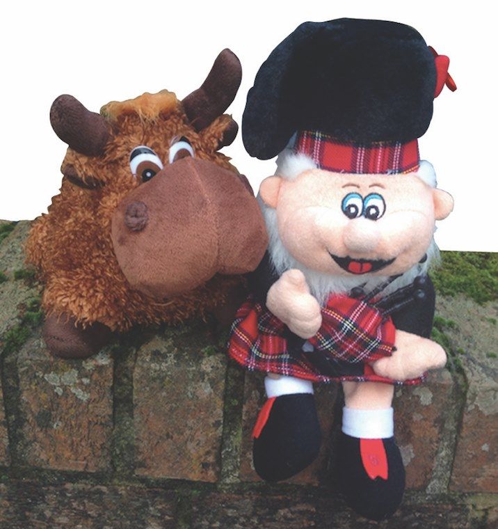 gseedinburgh's tweet photo. Just arrived?  Bonnie and Scottie, the School mascots, say "Welcome to our School and Welcome to Scotland!" https://t.co/JHX7p6SfNI