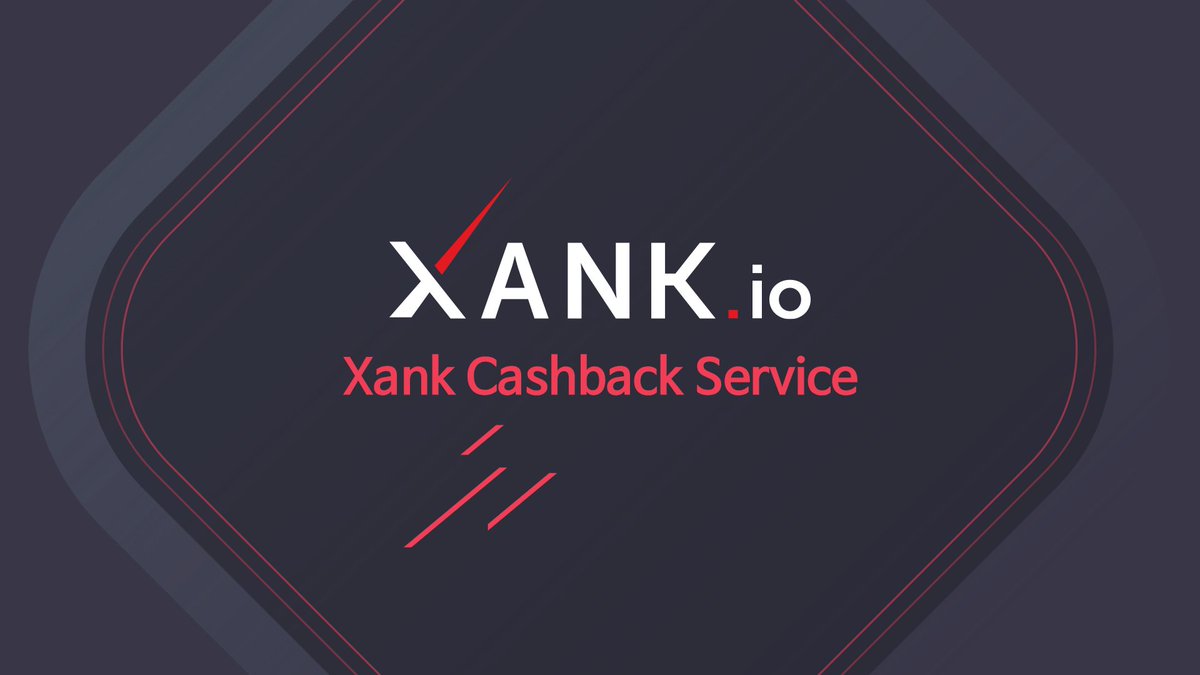 Today we're happy to introduce Xank's new cryptocurrency cashback service. Shop and earn Xank - coming soon!

ENG:xank.io/blog/introduci…
KOR:xank.io/kr/blog/introd…

#cashback #xank #bitcoin #cryptocurrency