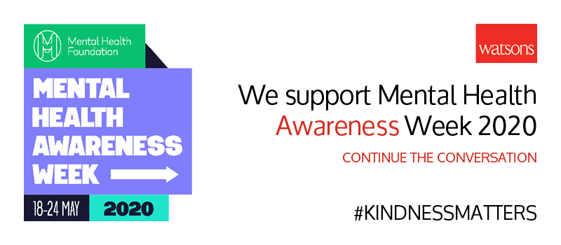 watsonsproperty's tweet photo. Watsons supports @mentalhealth and #MentalHealthAwarenessWeek 2020. Show your #support and reach out to your family and friends: https://t.co/QwwUa0vcGu #BeKind #KindnessMatters #MentalHealthAwarenessWeek https://t.co/jHdG7Fk0mh