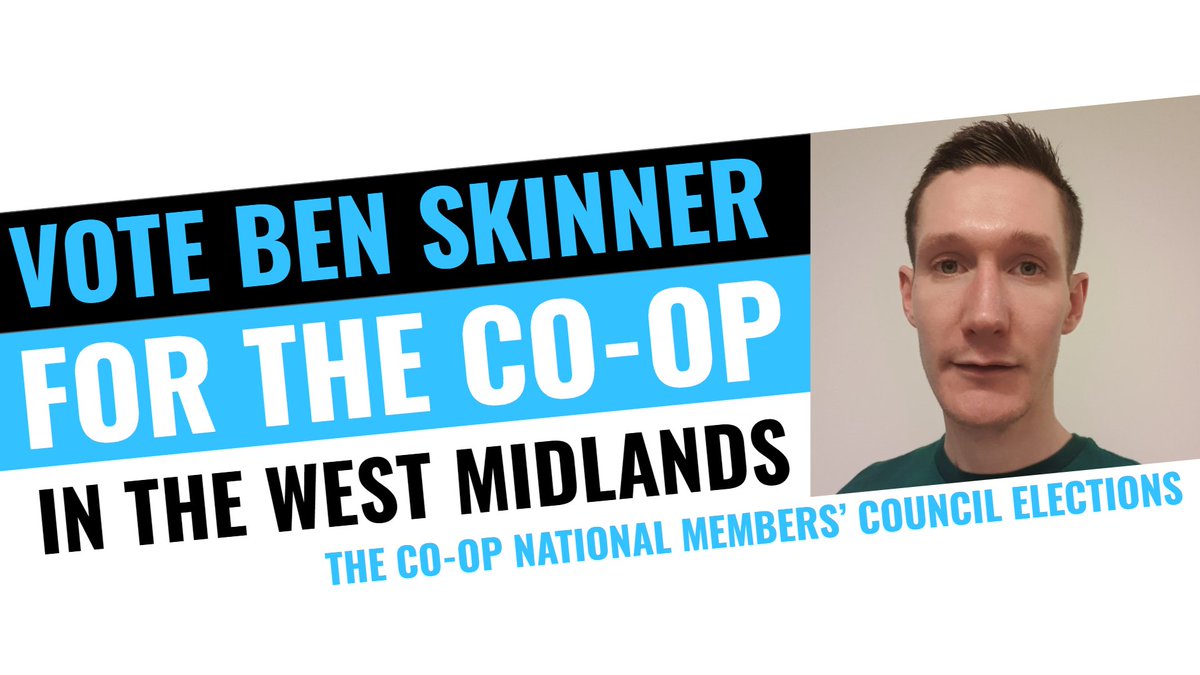 Pls RT 🔁

Voting closes for the <a href="/Coopuk/">Co-op</a> National Members Council elections closes 2 weeks today 😁

Vote for someone who: 
🗳 Wants to see more member participation
🗳 Will represent Co-op colleagues

🗣 Its time for new representatives on the council

#WestMidlands ➡️ #VoteBen