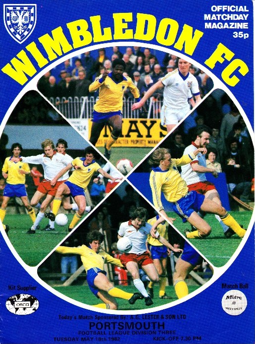 Wimbledon FC Progs tweet media