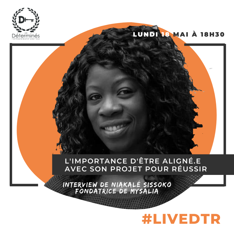 LesDetermines's tweet photo. 👉🏽RDV #InstaliveDTR à ne pas manquer ce lundi 18 mai - 18h30⏱️avec Niakalé SISSOKO ! 

Au menu du jour : l’importance d'être en alignement avec son #projet ?  Tips, conseils à déguster dans ce nouveau live avec la fondatrice de @mysalia_bio qui nous partagera son expérience ! 💥 https://t.co/VLcTCwqosS