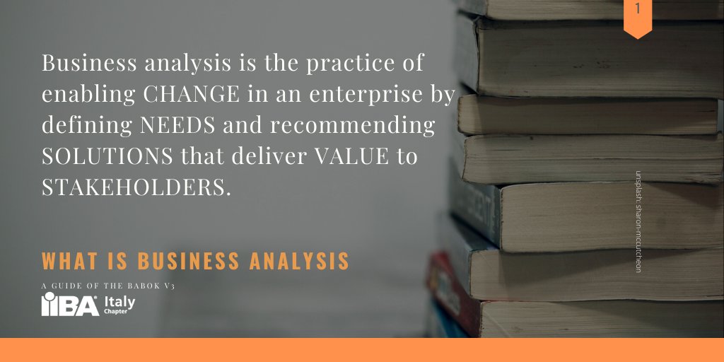 iiba_italy's tweet photo. Definizione bella al pari di una formula matematica :-) 
Iniziamo un viaggio che avvicina tutti i curiosi a conoscere principi, pratiche e competence nell'ambito della Business Analysis. Scopri perché BABOK è la guida di riferimento utile alla tua professione. https://t.co/UTanBWFe2U