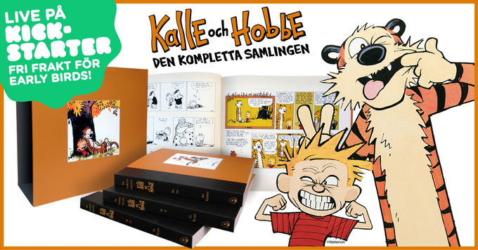 dpaxer's tweet photo. Kickstarter av komplett utgivning av Kalle och Hobbe! In och backa, kan bli hur snyggt som helst.
https://t.co/SFzXLKx6qO

#kalleochhobbe #calvinandhobbes #kickstarter https://t.co/1kLyVXLIyE