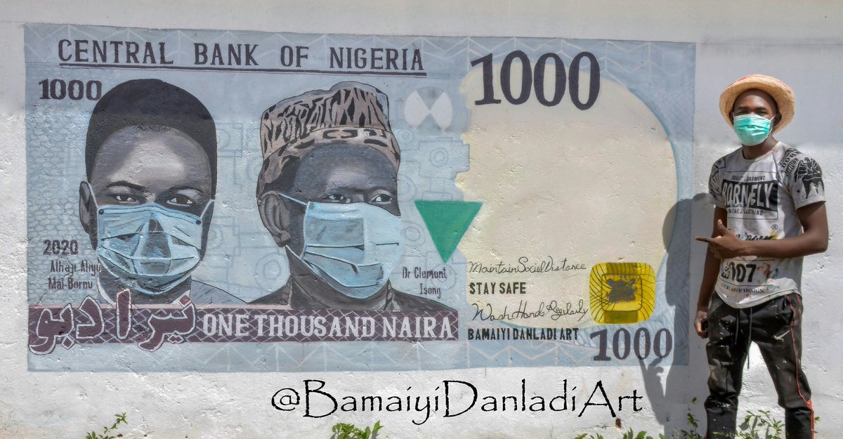 BamaiyiDanladi's tweet photo. My Name Is Bamaiyi Danladi, I Am A Naturally Born Creative Artist Form Kaduna State Nigeria, 
*Maintain Social Distance, Wear Masks To Stop The Spread Of #COVID19 #coronavirus  #StayHome

Pls Help  Me Retweet I Want  @NCDCgov Buhari  @MBuhari To See It
#NCDC https://t.co/2MLuKOoLbe