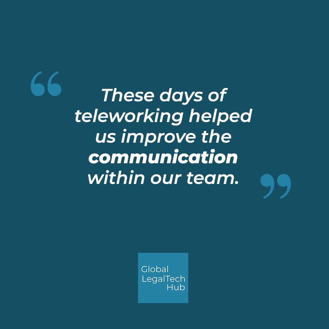 Glegaltechhub's tweet image. Have you already seen our #LegalTechSurveyWeek results? Today is Xavier Foz, Partner at @Roca_Junyent, turn! Check out the communication and organizational tools that they are using while working from home, and what they have learnt from the current situation. #legaltech