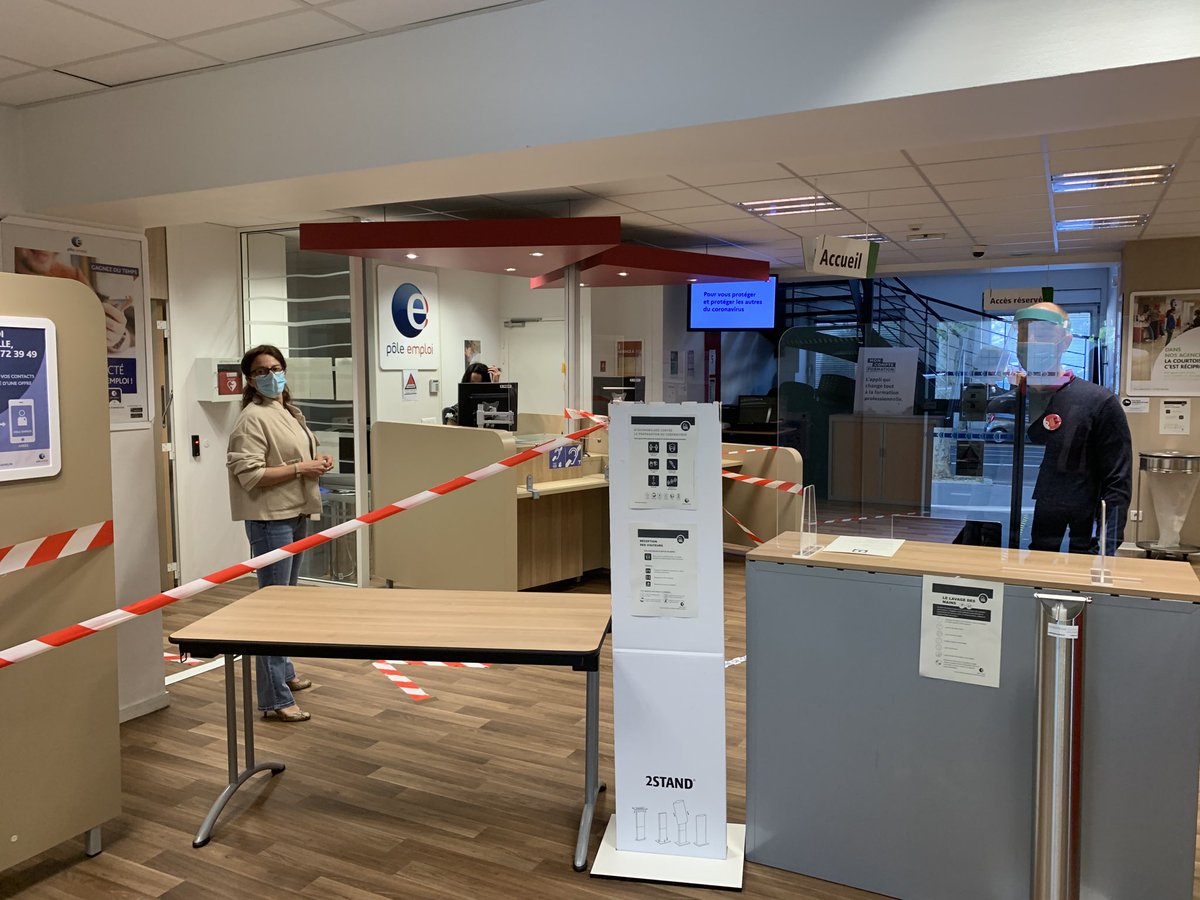 Ouverture de l’accueil de notre agence du 8eme : bravo aux équipes qui ont su s’adapter. Tous nos services sont accessibles à distance. Ne pas venir, téléphonez au 3949 ou consultez pole-emploi.fr: notre accueil est réservé aux vraies urgences
