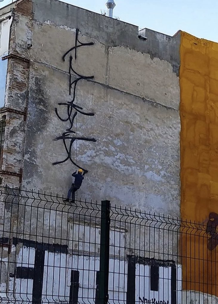 valedospixos's tweet photo. PREGOSshp 🇪🇸| #pixacao #pixaçao #pixação #pichação #handstyle #rapel #climb #vandal #espanha #tag #graffiti #bcn #barcelona https://t.co/rQoogXAT5m