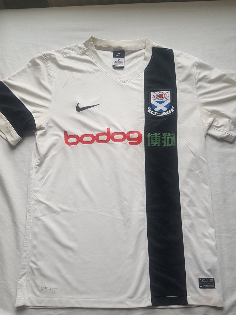 Day 54:Ayr United home, 2013/14.Decent shirt but memories of getting horsed by Cowdenbeath in the Playoff Semi-final means it's only a 6/10 from me. @homeshirts1  @TheKitmanUK