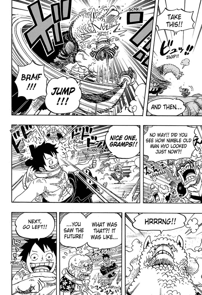 After Luffy’s toughest fight ever against Katakuri, Luffy’s CoO improved so much that he can now see a bit of the future.
