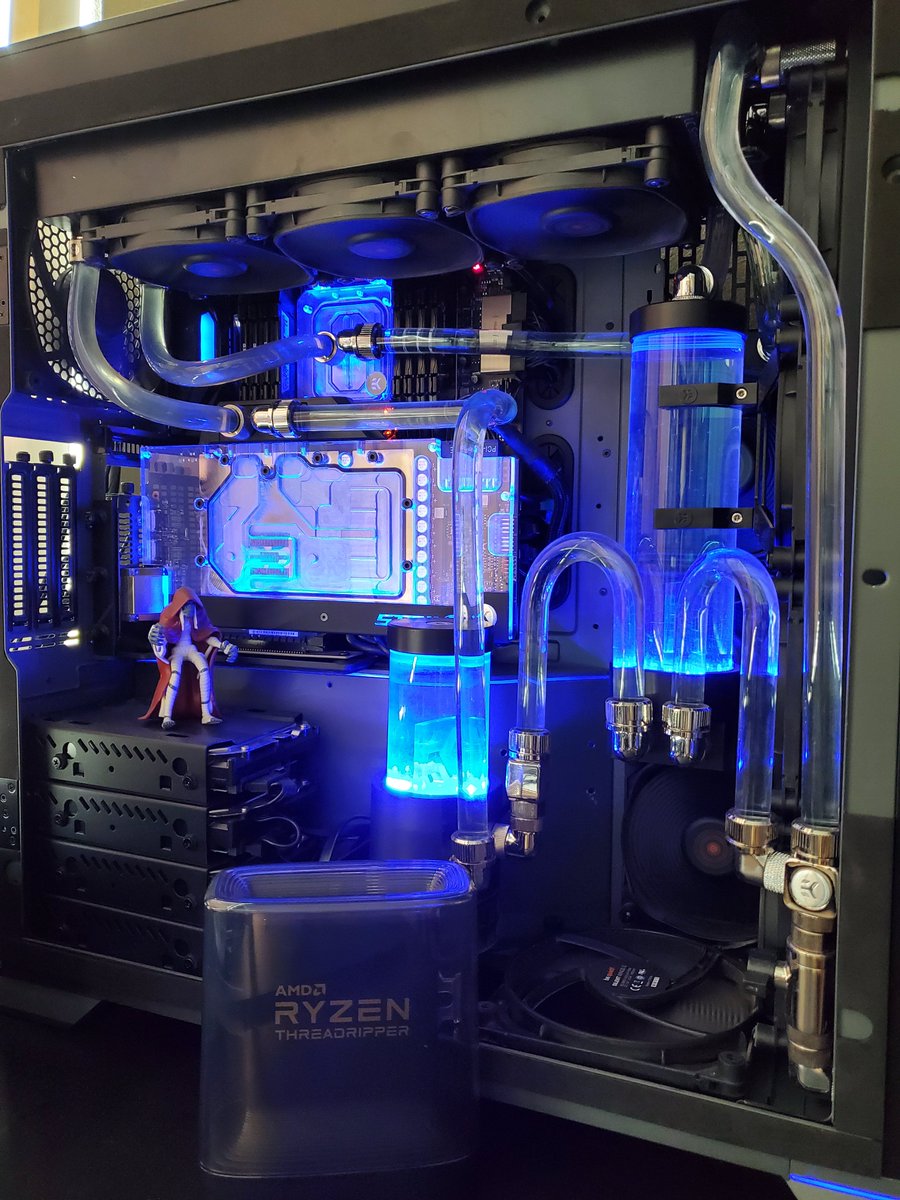 Dapoets Using A Pic Of My Pc As Part Of Some Of My Youtube Thumbnails Amd Threadripper 3970x 64 Gb 3600mhz Vega 64 Waiting For Nvidia 3080ti 50 Tb Storage