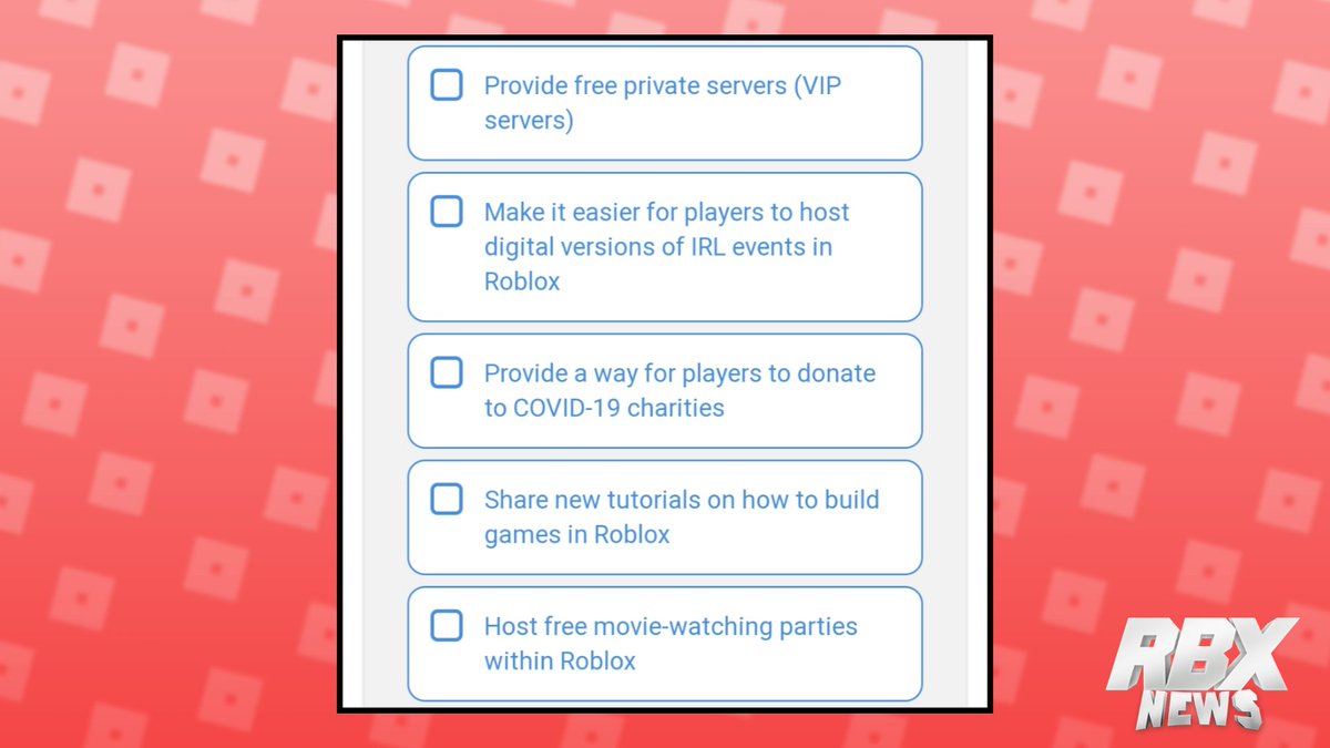 Rbxnews On Twitter Here Are Some New Features We May Be Seeing - how to create vip server roblox free