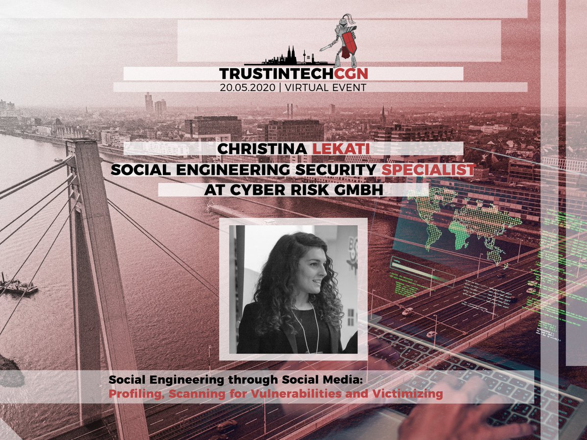 ITPirate's tweet image. I really couldn&apos;t be more excited that @ChristinaLekati will be back at #TrustinTechCGN !!! We have to admit, we are big fans of her work, experience and knowledge. 
If you don&apos;t know her: youtube.com/watch?v=I_qxnS…
Thank you so much for contributing and welcome back Christina!!