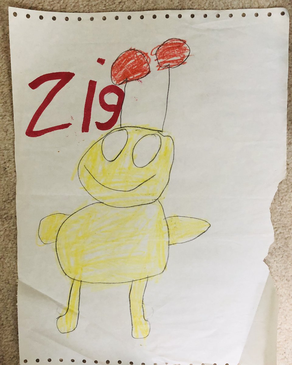 DoubleZCreative's tweet image. #POBox2222 These awesome anonymous drawings were sent to #DempseysDen in 1988 - just going to assume the Zag one got lost in the post! 😳 #zigandzag @IanDempsey