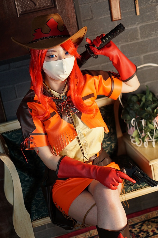 ムームー 夢かき屋代表 コスプレキャラ ジェミニ サンライズ サクラ大戦v 念願のジェミニの衣装で撮影出来ました モデル 浅井らむ Asai Ramu 衣装製作 こぅ Fashiokohp ラバーマスク製作 Lina L Lina Momo 撮影スタジオ スタジオバ