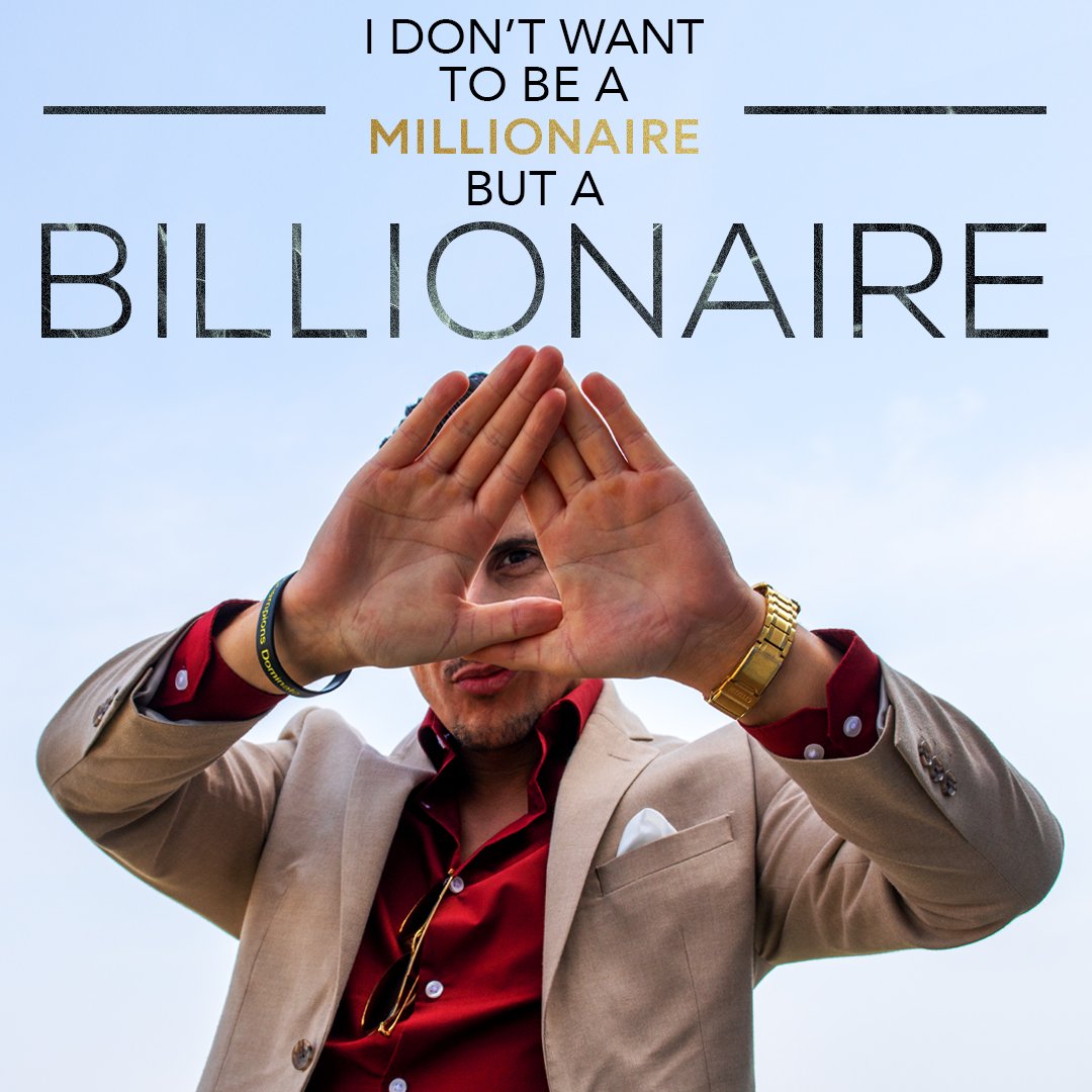 Joseph Valente On Twitter Three Reasons I Want To Be A Billionaire 1 Because Being A Millionaire Is Too Easy 2 To Give Back And Help So Many People 3 Buy A