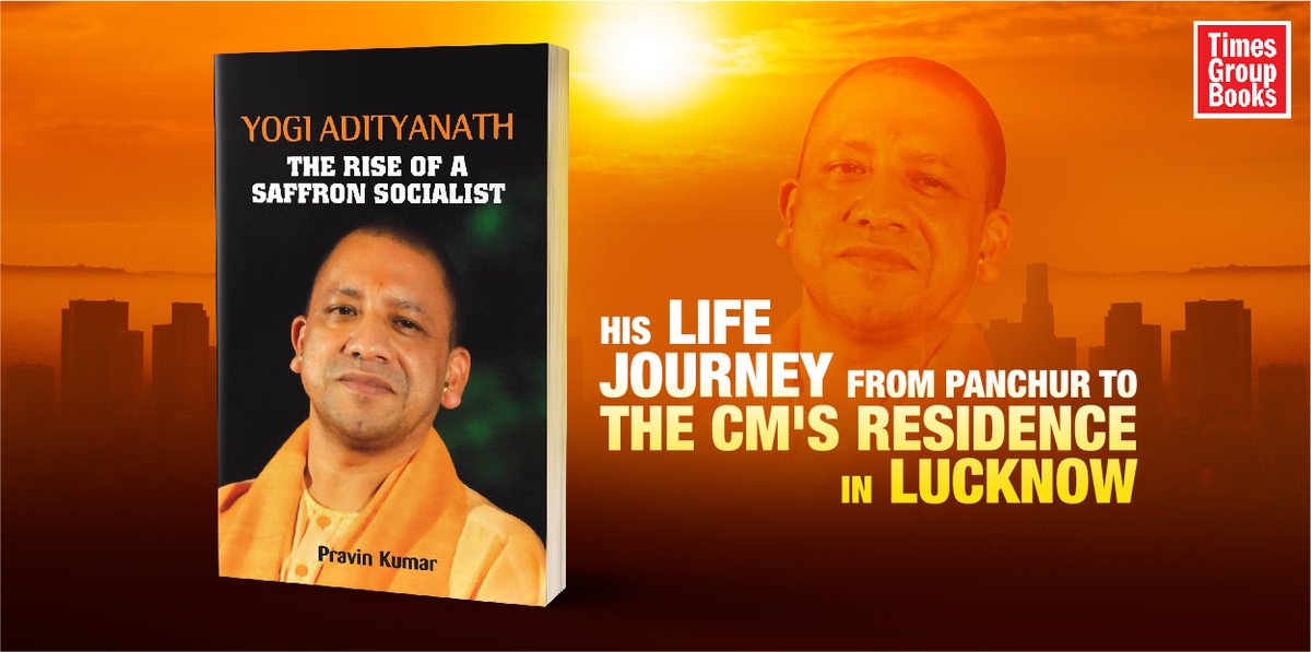 Timesgroupbooks's tweet photo. #StayHomeStaySafe "Yogi Adityanath, The Rise of a Saffron Socialist" - biography written by Pravin Kumar and published by Times Group Books. Read the Kindle edition here: https://t.co/HuivAGIIpv @myogiadityanath https://t.co/rLz7bR9lnC