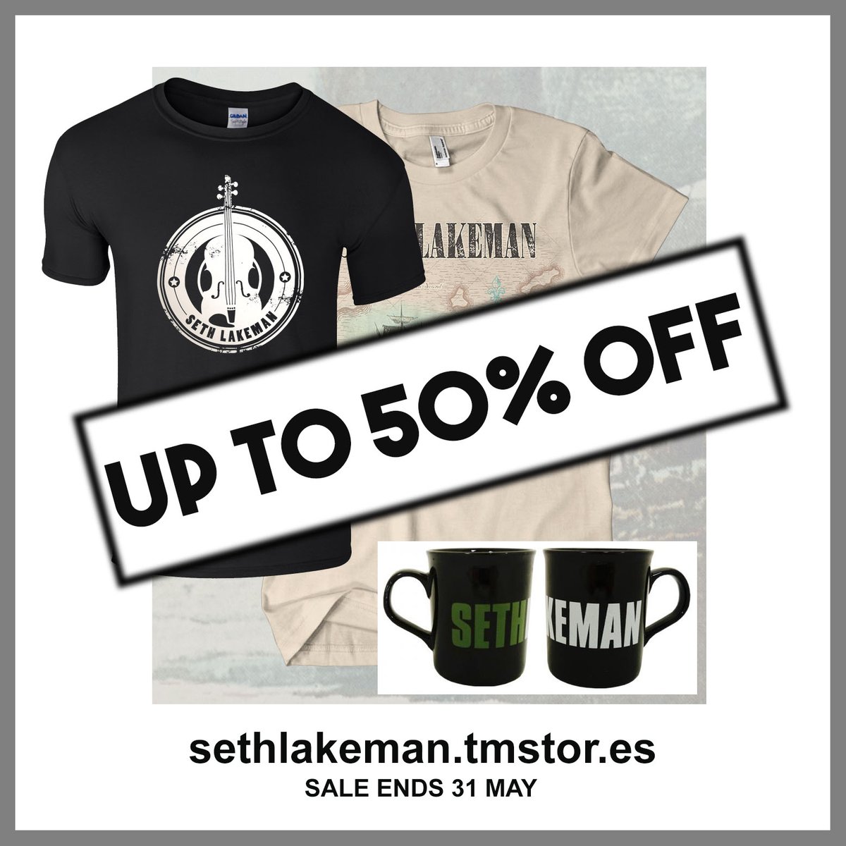 SethLakemanNews's tweet photo. MERCHANDISE SALE!!
UP TO 50% OFF 👉 https://t.co/QoRb4rfiF5
With all live shows cancelled or postponed we have decided to have a massive sale to help keep things ticking over. Head over to the online shop now and grab yourself a bargain! Thank you for your support x https://t.co/J1UyBX01Eu