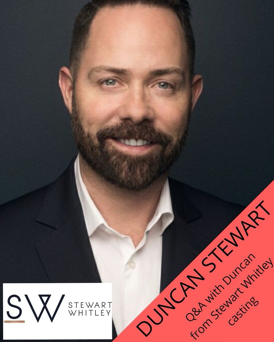 YOUManagement's tweet photo. Today at 4pm we will be joined by @DuncanStewart1 from @StewartWhitley_ Casting. Casting director for Broadway and US TV and film. #wearehere #fromYOUforyou #YOUmanagement #dowhatYOU❤ #onlyatYOU https://t.co/fT5LPVS3UE