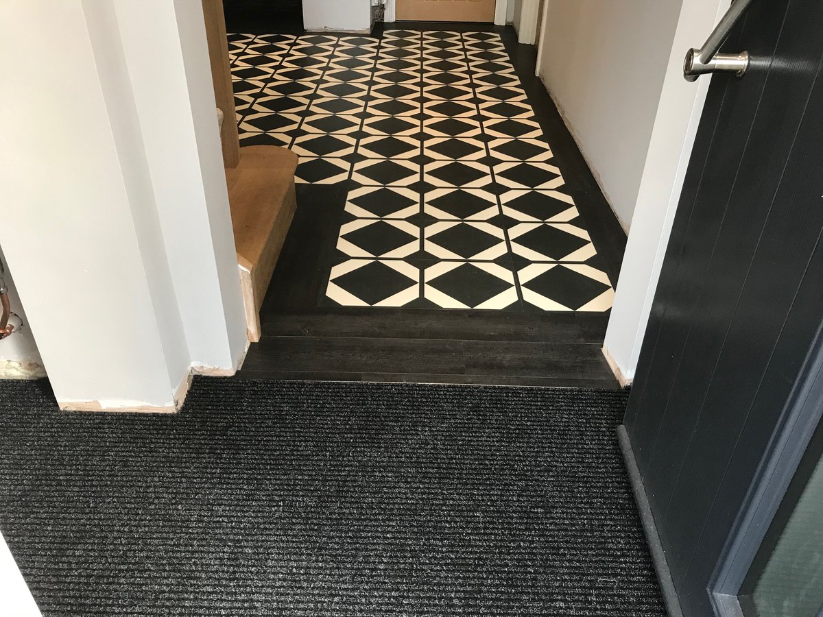 Good morning!

We are here and available by phone or email, please don’t come to the showroom but contact us to ask how we can help you from a safe distance.

Throwback to this statement hallway we designed &amp; installed recently...

📞 01252 372222
📧 info@floor24.co.uk