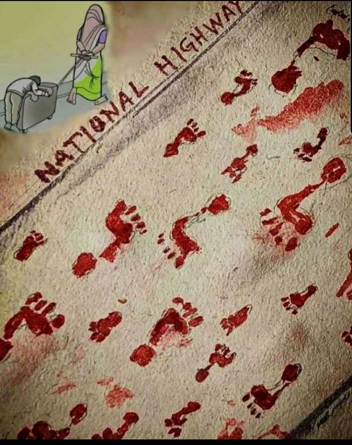 alimohiuddin's tweet image. #LaboursInLockdown #LabourersPain #HELP