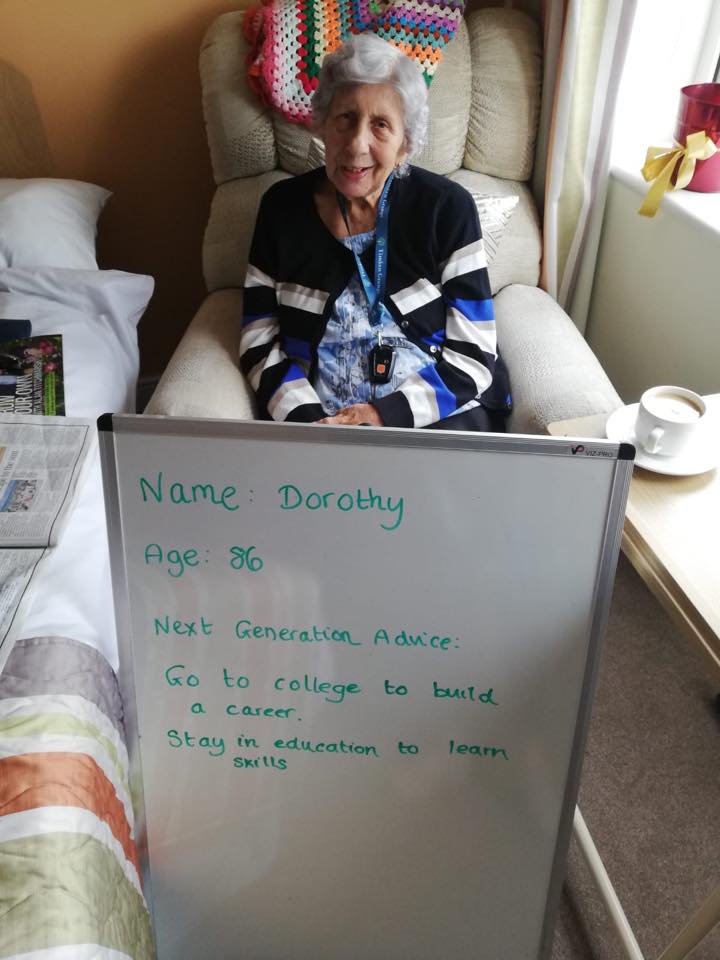 TimkenGrange's tweet photo. Our residents have some more wise and wonderful advice to share with the next generation 🥰 https://t.co/jrsZOX9Zj6