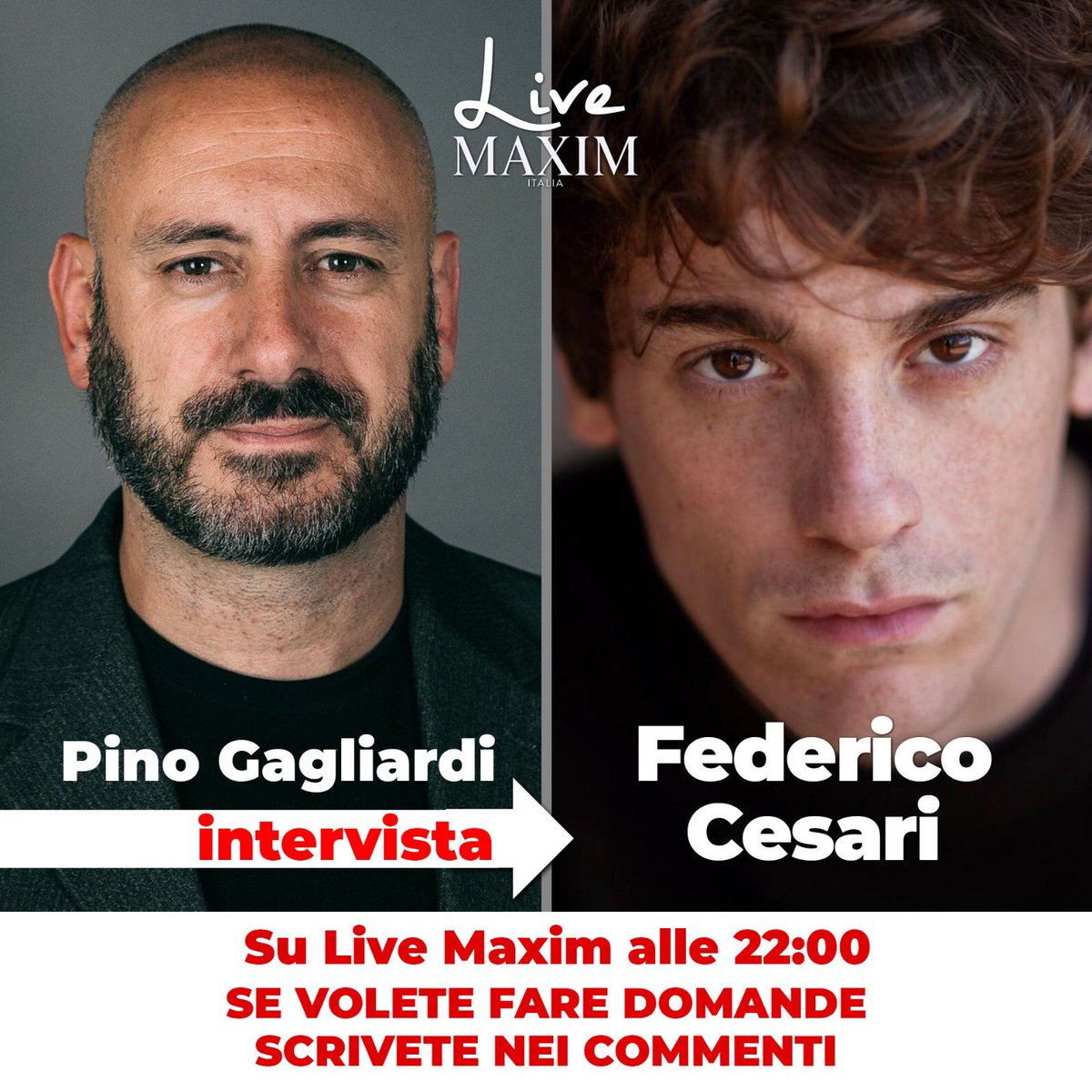 Tra i protagonisti più amati di #skamitalia <a href="/FedericoCesari3/">Federico Cesari</a> sarà ospite di #LiveMaxim questa sera 18 maggio alle 22 sul profilo #Instagram di <a href="/MaximItalia/">Maxim Italia</a>  #iorestoacasa #laguerraèfinita #noncecampo #skam #skamitalia4