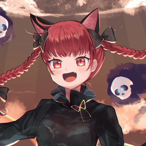 火焔猫燐 「お燐ちゃん🐈 #東方Project 」|5ma.🍰のイラスト