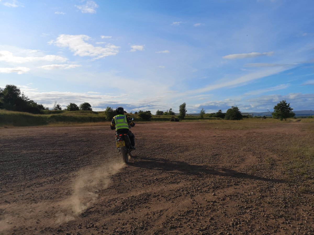 GlasgowNPolice's tweet photo. Officers from #DVRU carried out some proactive patrols in our sub division over the weekend. Anti social use of off road bikes and quads will be dealt with robustly and items siezed. Thanks again #DVRU https://t.co/3LObN4Nfel