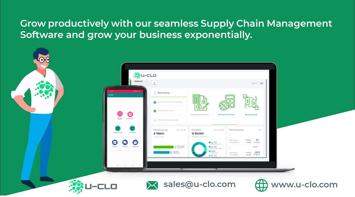 ucloae's tweet photo. In U-CLO, businesses can access and monitor the process flow with special type of reports and graphs using state of art tracking technology. 
Visit us at: https://t.co/kaztuT1z0b

#uclo #supplychain #inventory #warehouse #accounting https://t.co/q7ZpqWVALC