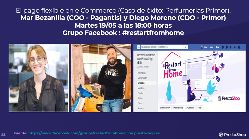 ¡Save the date! 👇 
Mañana Mar Bezanilla estará junto a Diego Moreno (CDO de <a href="/pprimor/">Perfumerías Primor</a>) y Jorge Gonzalez (CM de <a href="/PrestaShop/">PrestaShop</a>) hablando sobre #pagoflexible en #ecommerce y el caso de éxito de Perfumerías Primor.

¡No te lo pierdas! youtube.com/watch?v=B3MKjs…

#fintech #restartfromhome