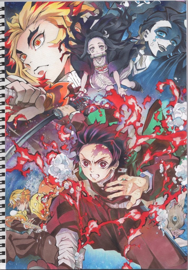 #ありがとう鬼滅の刃 #模写
鬼滅の刃完結おめでとうございます!
こんなに素敵な物語に出会えたことが幸せです
ひとりひとりの心の動きや、過去について繊細に描かれている鬼滅の刃が本当に好きです
炭治郎の優しさに沢山心を動かされました
本当にお疲れ様でした? 