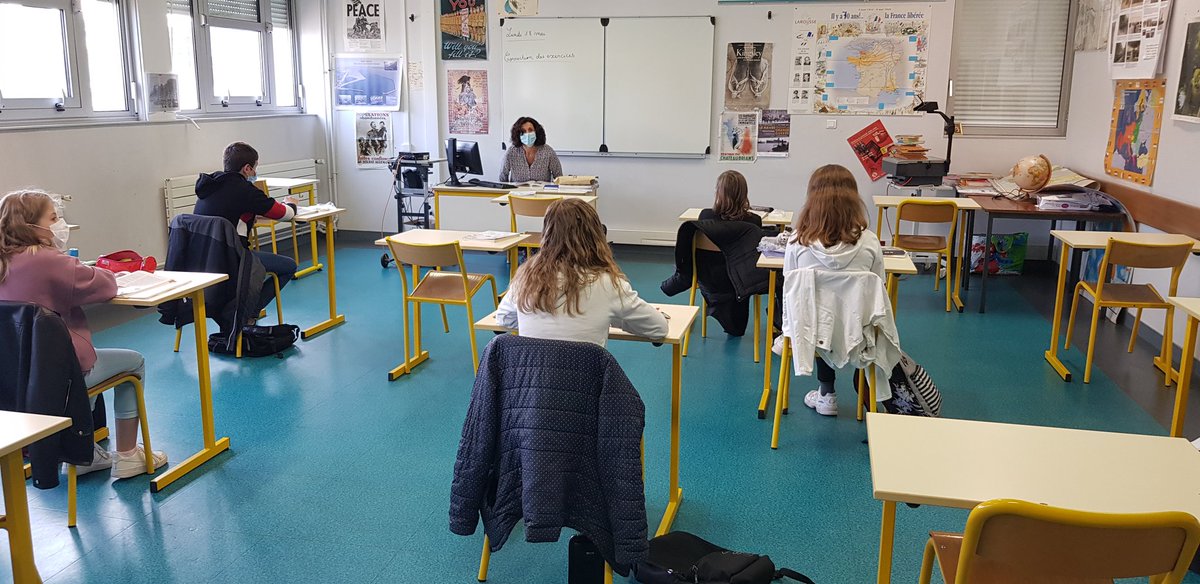 <a href="/IjcLh76/">Collège Irène Joliot Curie du Havre</a> 
Reprise des cours de nos élèves de 6ème ce jour.
