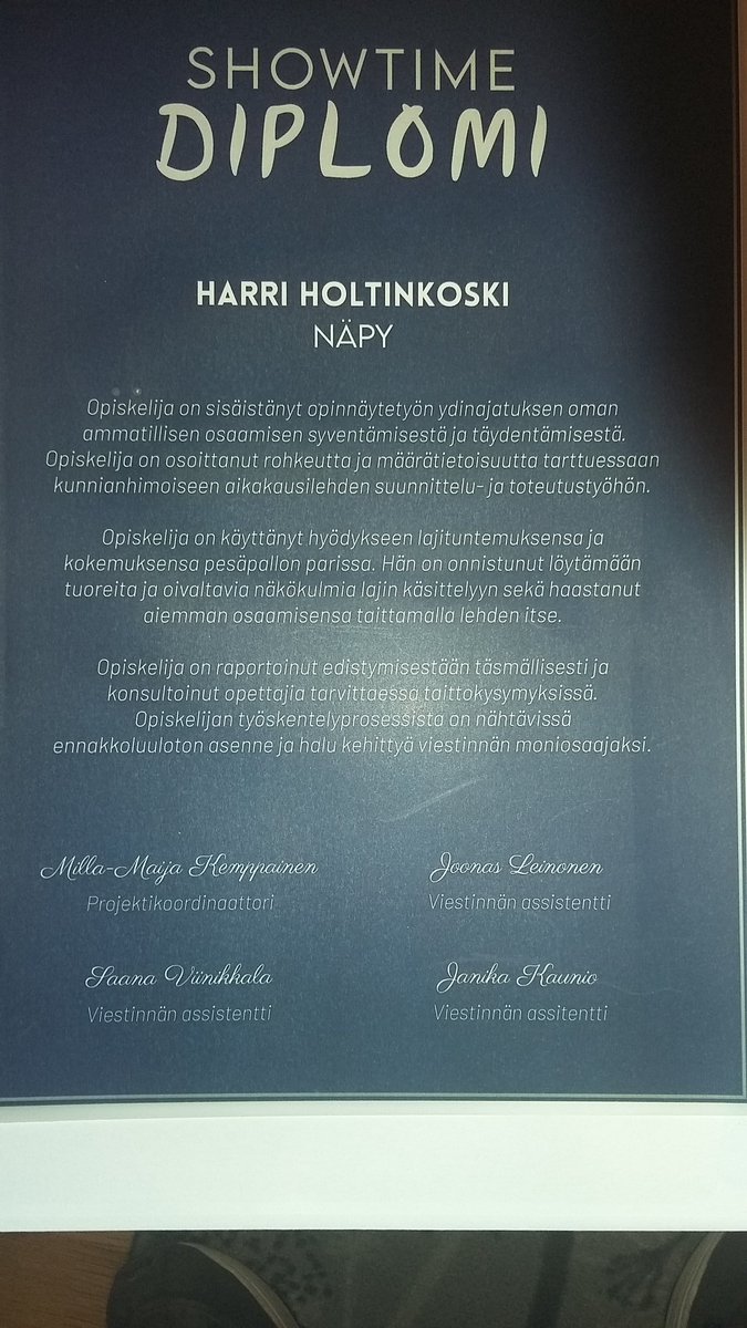 supervuoro's tweet photo. Pian tätä voi jo tiedustella. Palkinto koululta on osittain jo tässä.
#pesis #oppari #oamk #napy @pesapallolehti
@pesapallo @oamk_ouas https://t.co/sKKurgx43j