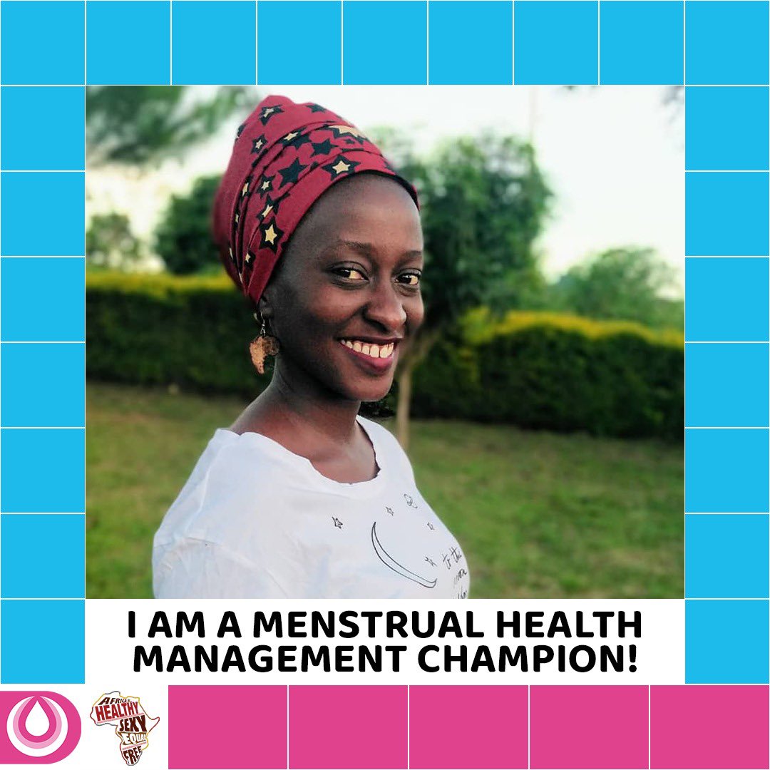 SexRightsAfrica's tweet photo. #HappyFlowMonday 

We celebrate Patricia Kajumba for being a Menstrual Hygiene champion! @PatriciaKajumba 

Read more here: https://t.co/4U0WraPhyc https://t.co/IFkc7mGqIL