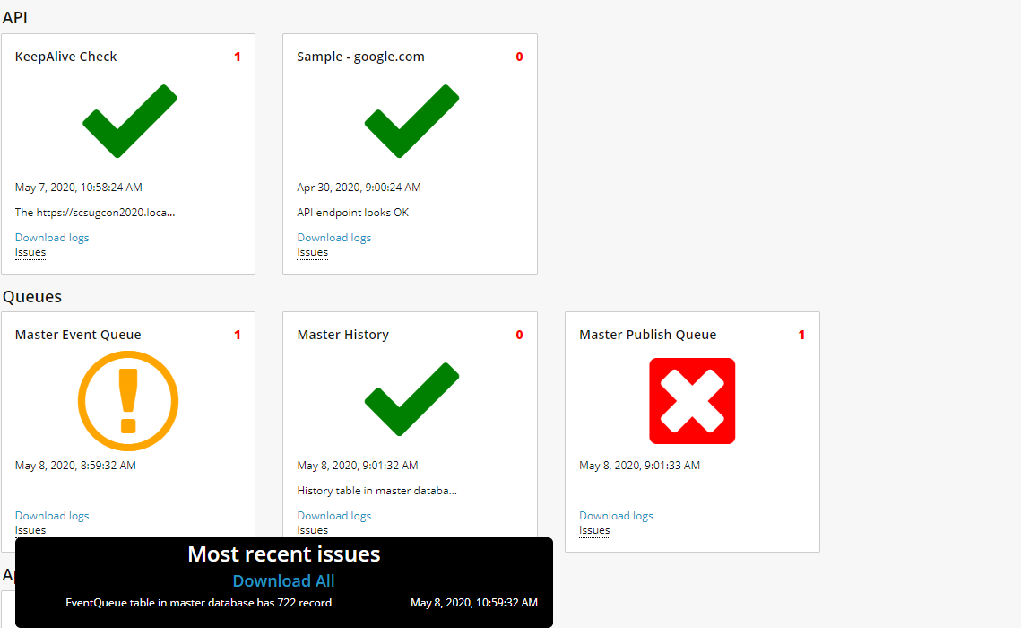 mitya_1988's tweet photo. Just pushed my Advanced #Sitecore Healthcheck module to GitHub! You can download the installer package there. 
BlogPost: https://t.co/MBxmSBJQwp
GitHub: https://t.co/W2JYCcEzq9
#SitecoreCommunity #SPEAKUI #SPEAK3 https://t.co/8iRK4r8kUF